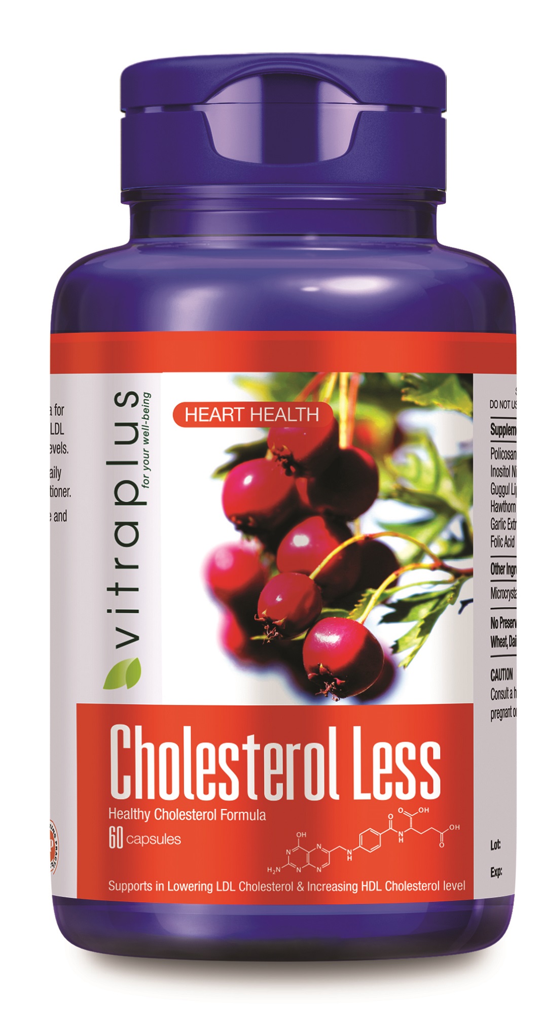 Viên nang hỗ trợ giảm cholesterol VITRAPLUS CHOLESTEROL LESS